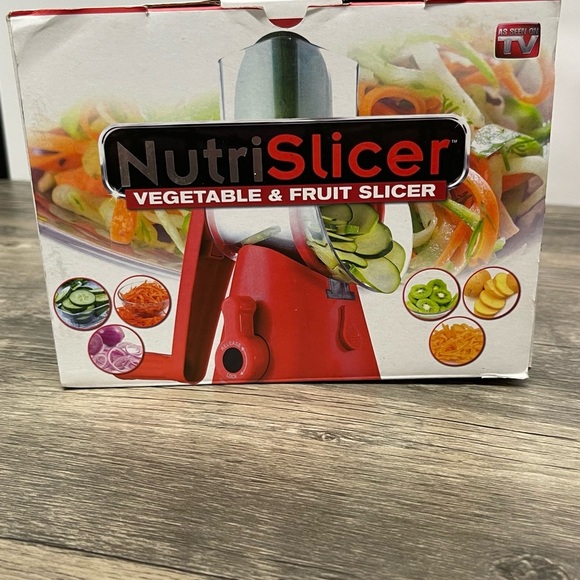 NUTRISLICER Vegetable Fruit Slicer Shredder Grater Slices Shreds Grates EUC - Picture 7 of 8